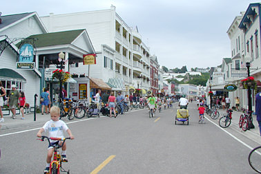 Downtown Mackinac Island