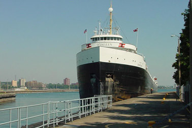 Freighter at the Soo Locks