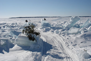 Straits of Mackinac Ice Bridge